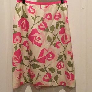 Etcetera silk skirt